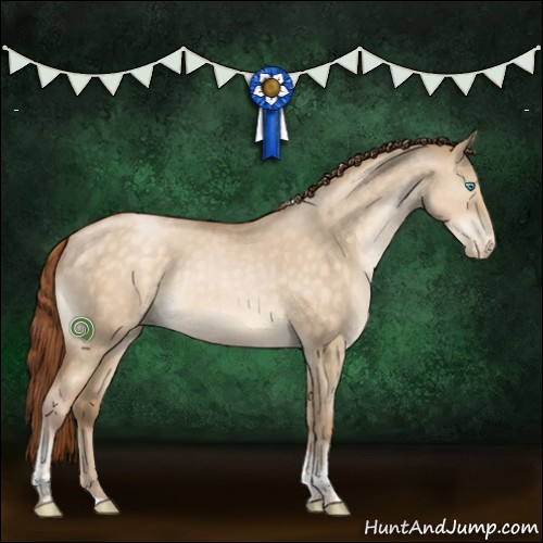 Horse Color:Buckskin Pearl Dun Tobiano 