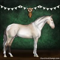 Horse Color:Gray Brown Pearl Dun Tobiano