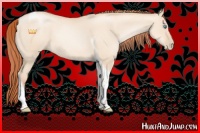 Horse Color:Sable Champagne Pearl Dun Tobiano 