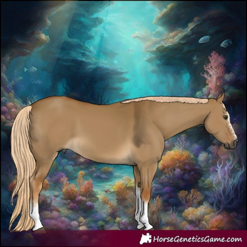 Horse Color:Gray White Spotted Palomino Dun Tobiano 