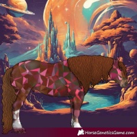 Horse Color:Chestnut Tobiano