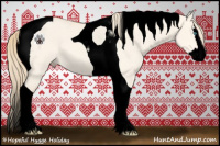 Horse Color:Void Perlino Dun Splash Tobiano 