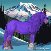 Horse Color:Watercolor Liver Chestnut