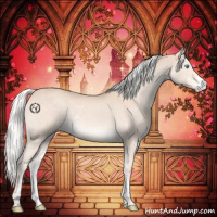 Horse Color:Silver Perlino Sabino