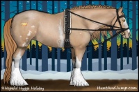 Horse Color:White Spotted Chestnut Pearl Rabicano 