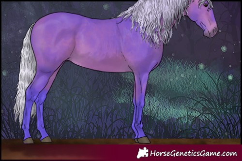 Horse Color:Void Watercolor Silver Bay 