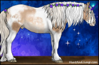 Horse Color:Chocolate Palomino Pearl Sabino Splash Tobiano 