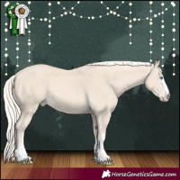 Horse Color:Cremello 