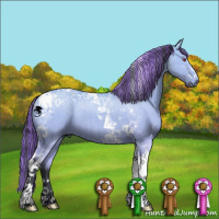 Horse Color:Painted Bay Chinchilla Dun Tobiano Brindle 