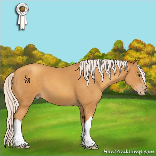 Horse Color:Silver Sable Cream Champagne 
