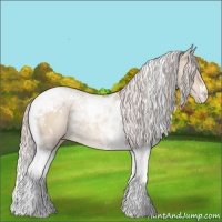 Horse Color:Silver Sable Champagne Dun Tobiano 