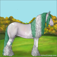 Horse Color:Watercolor Bay Dun Tobiano 
