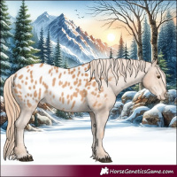 Horse Color:Chestnut Appaloosa 