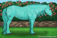 Horse Color:Watercolor Smoky Black Ice 