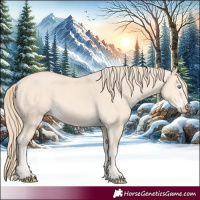Horse Color:Perlino
