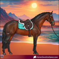 Horse Color:Brown 