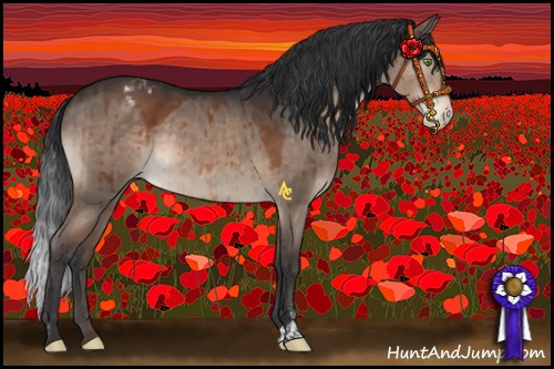 Horse Color:Brown Dun Mushroom Sabino Appaloosa Brindle 