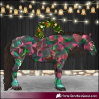 Horse Color:Liver Chestnut Tobiano 