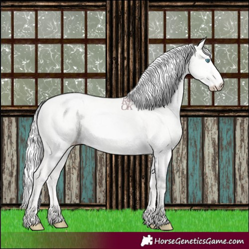 Horse Color:Silver Smoky Creme Dun 