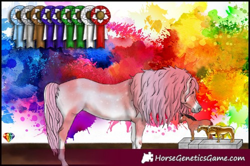 Horse Color:Watercolor Red Onyx