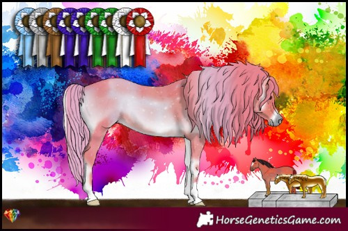 Horse Color:Watercolor Red Onyx 