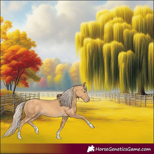 Horse Color:Gold Cream Champagne 