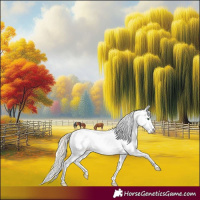 Horse Color:Gold Cream Champagne Appaloosa 