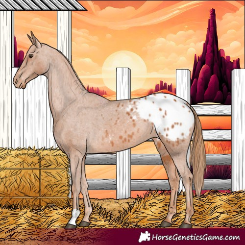 Horse Color:Chestnut Appaloosa 