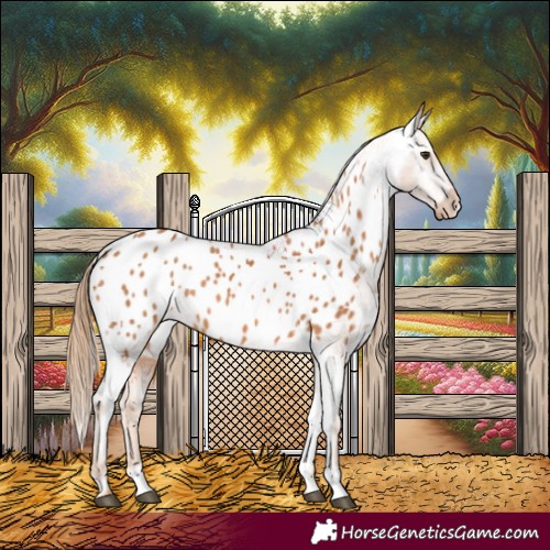Horse Color:Chestnut Appaloosa 