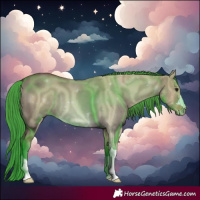 Horse Color:Watercolor Bay Dun 
