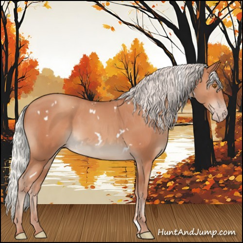 Horse Color:White Spotted Silver Classic Champagne Sabino Rabicano 