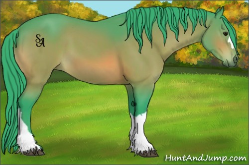 Horse Color:Watercolor Brown 