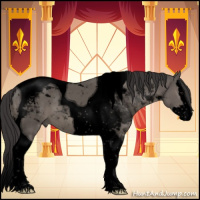 Horse Color:Void Smoky Grullo Splash Tobiano 