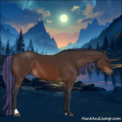 Horse Color:Painted Brown 
