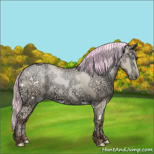 Horse Color:Painted White Spotted Silver Sable Cream Champagne Ice Pearl Dun 