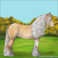 Horse Color:Silver Sable Cream Champagne Tobiano Rabicano