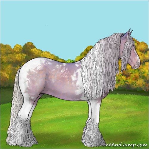 Horse Color:Watercolor Silver Grullo Tobiano 