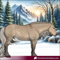 Horse Color:Silver Smoky Grullo 