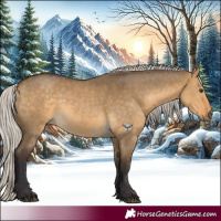 Horse Color:Silver Buckskin Dun 