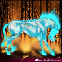 Horse Color:Thunderstruck White Spotted Bay Ice 