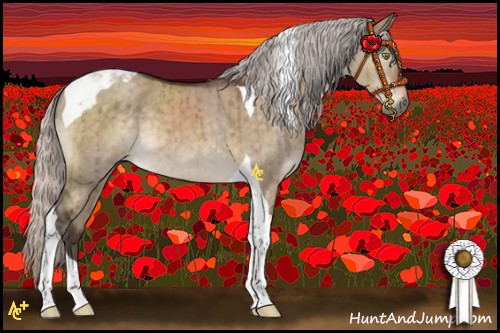 Horse Color:Silver Brown Dun Sabino Tobiano Brindle
