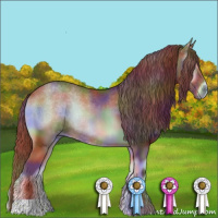 Horse Color:Nacre Red Onyx 