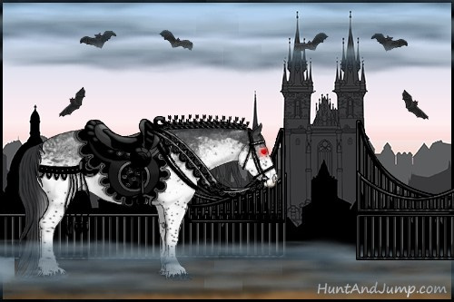 Horse Color:White Spotted Black Tobiano 