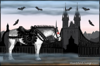 Horse Color:White Spotted Black Tobiano