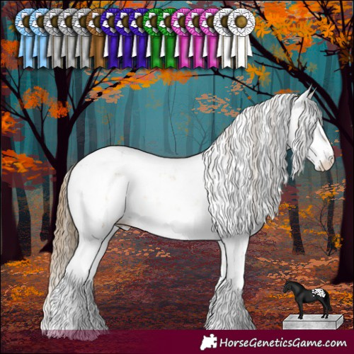 Horse Color:Amber Cream Champagne Sabino Blanket 