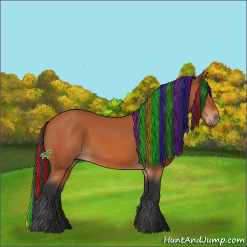 Horse Color:Painted Bay 