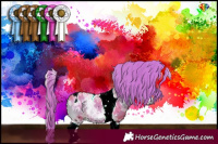 Horse Color:Watercolor Red Onyx Ice Tobiano 