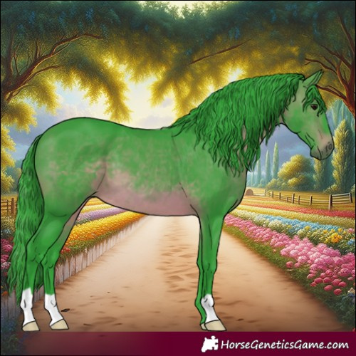Horse Color:Watercolor Brown 