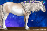 Horse Color:White Spotted Chocolate Palomino Pearl Rabicano 