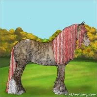 Horse Color:Painted Silver Sable Cream Champagne Ice Tobiano 